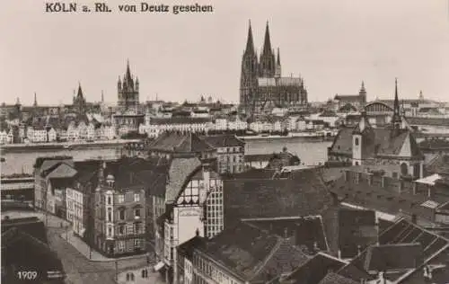 Köln von Deutz gesehen - 1973