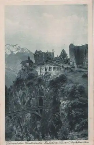 Österreich - Österreich - Tauernbahn - Gratschacher-Viadukt mit Ruine Oberfalkenstein - 1925