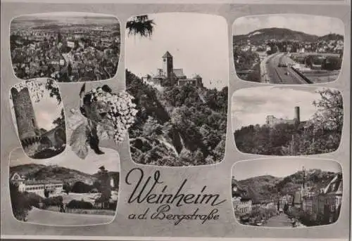 Weinheim - 7 Teilbilder - 1972