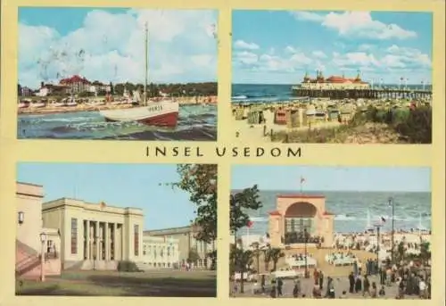 Usedom - u.a. Kulturhaus Zinnowitz - 1968