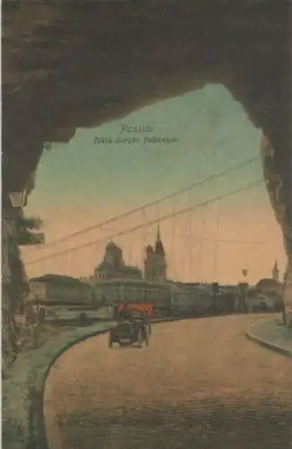 Passau - Blick durchs Felsentor - ca. 1920