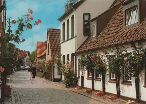 Schleswig - Süderholmstraße in der alten Fischersiedlung - ca. 1980