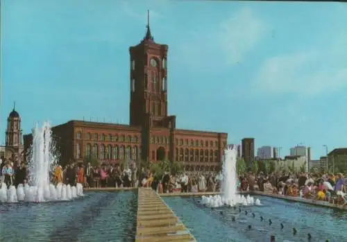 Berlin-Mitte, Rotes Rathaus - ca. 1975