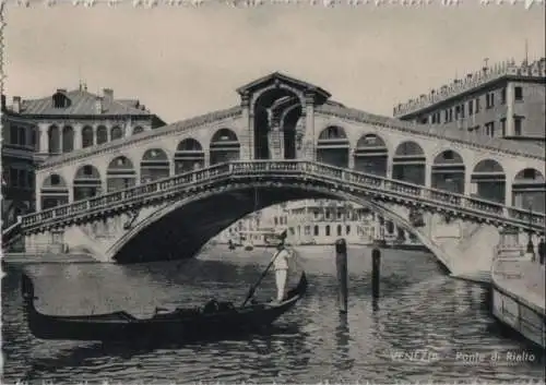 Italien - Italien - Venedig - Ponte di Rialto - ca. 1960