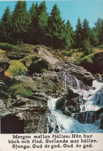 Schweden - Morgon mellan fjällen - ca. 1975