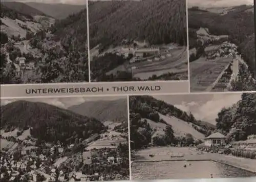 Unterweißbach - 5 Teilbilder - ca. 1975