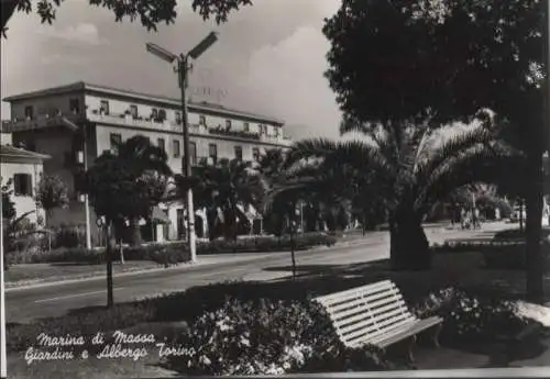 Italien - Italien - Marina di Massa - Giardini e Albergo Torino - ca. 1955