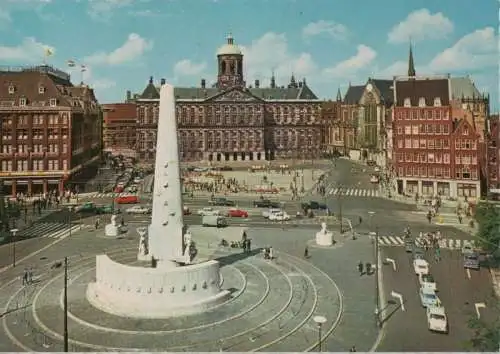 Niederlande - Niederlande - Amsterdam - Dam med Koninklijk Paleis - ca. 1980