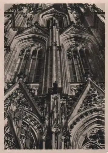 Köln - Dom, Südturm - ca. 1955