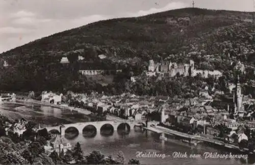 Heidelberg - Blick vom Philosophenweg - 1964