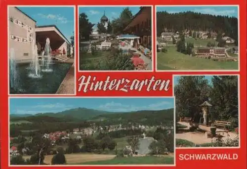 Hinterzarten - 5 Teilbilder - 1975