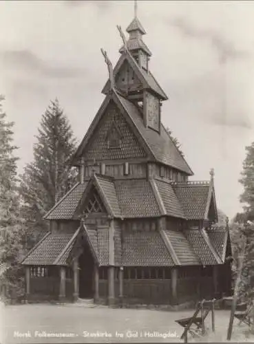 Norwegen - Gol - Norwegen - Stavkirke