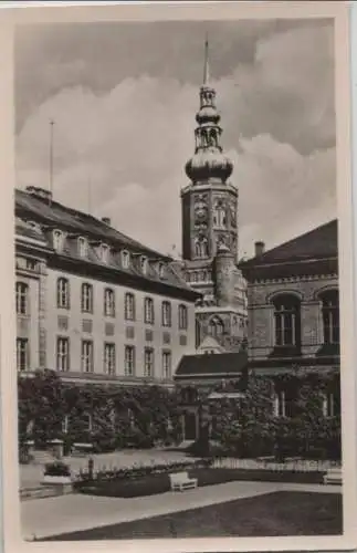 Greifswald - Universität mit Nikolaikirche - 1955