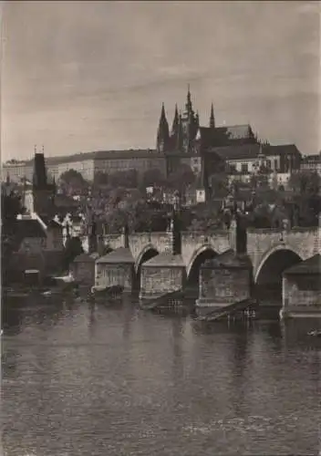 Tschechien - Tschechien - Prag - Praha - Prager Burg und Karlsbrücke - ca. 1980