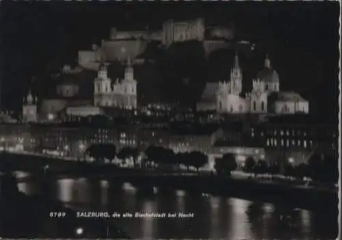 Österreich - Österreich - Salzburg - bei Nacht - ca. 1970