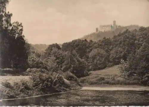 Eisenach, Thüringen - Wartburg vom Hainteich