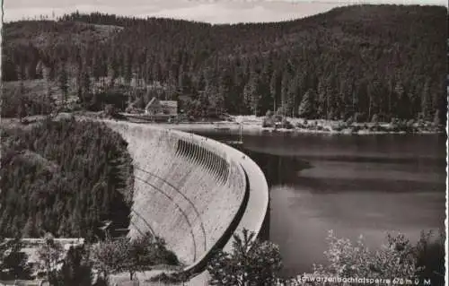 Schwarzenbachtalsperre - bei Forbach - 1960