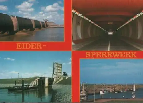 Eider - Sperrwerk und Abschlußdamm - ca. 1985