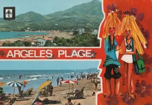 Frankreich - Frankreich - Argeles-sur-Mer - Plage - 1973