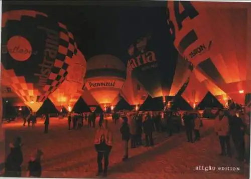 Allgäu - Ballontreffen abends