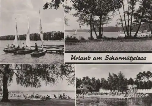 Scharmützelsee - 4 Teilbilder - ca. 1975