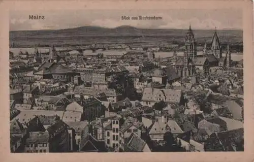 Mainz - Blick vom Stephansturm - ca. 1935