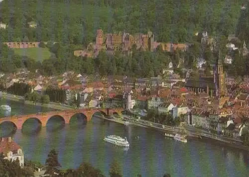 Heidelberg (Neckar) - Blick aufs Schloss - ca. 1975