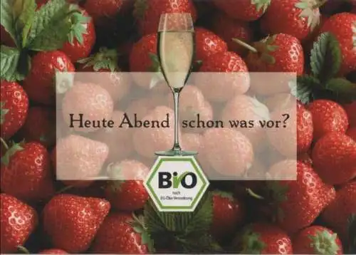 Heute Abend was vor? Erdbeeren