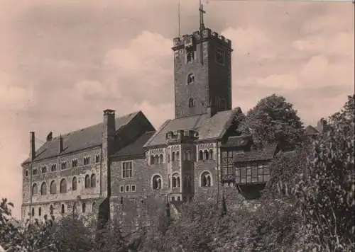 Eisenach - Wartburg von Osten - 1964