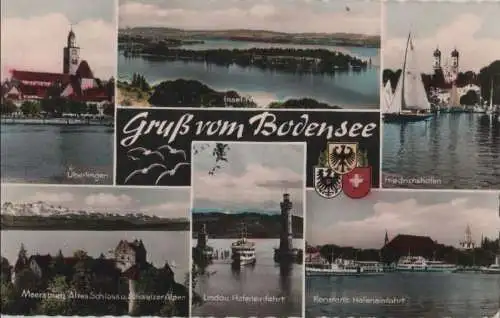 Bodensee - u.a. Lindau, Hafeneinfahrt - ca. 1965