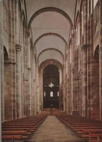 Speyer - Kaiserdom, Mittelschiff mit Apsis - 1977