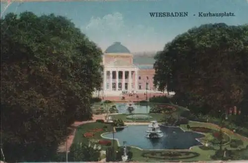 Wiesbaden - Kurhausplatz - 1922