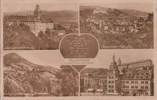 Rudolstadt - u.a. Stadtansicht - 1952