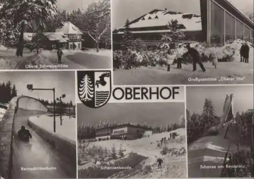 Oberhof - u.a. Rennschlittenbahn - 1974