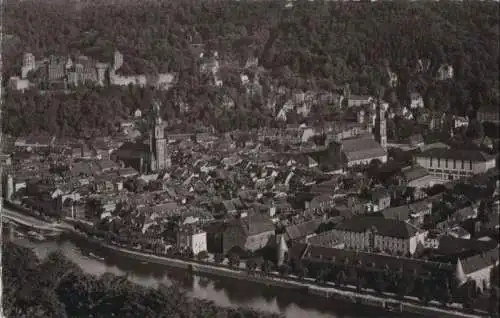 Heidelberg - Blick von den neuen Anlagen - ca. 1960