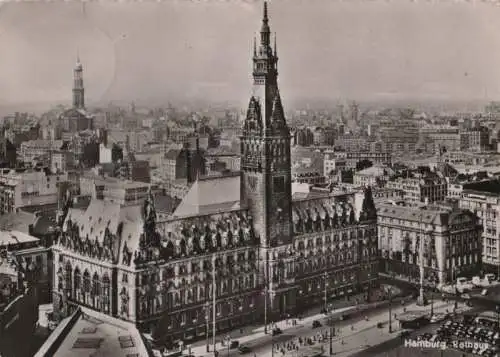 Hamburg - Rathaus - 1955