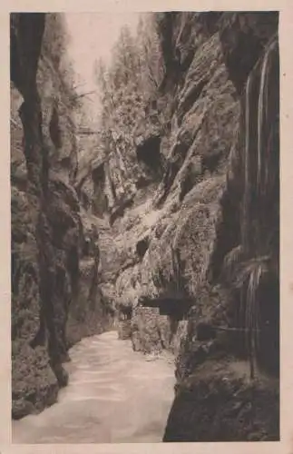 Partnachklamm b. Garmisch-Partenkirchen - ca. 1955