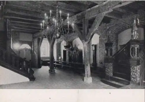 Lüneburg - Kronenbrauerei, Spätgotische Diele - ca. 1960