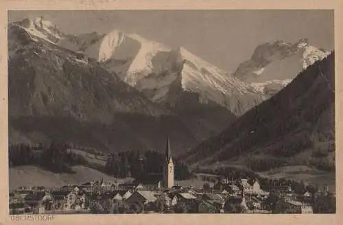 Oberstdorf - mit Krottenspitzen - ca. 1925