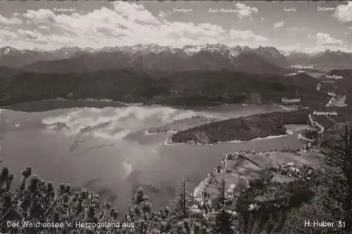 Walchensee - vom Herzogstand - ca. 1955