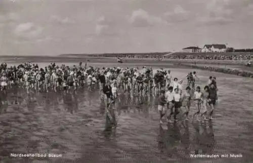 Büsum - Wattenlaufen mit Musik - 1964