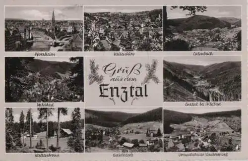 Enztal - u.a. Enzklösterle - 1956