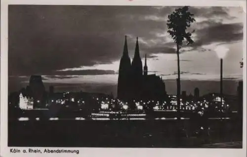 Köln - Abendstimmung - 1954