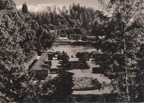 Braunlage - Kurgarten mit Gondelteich - 1976