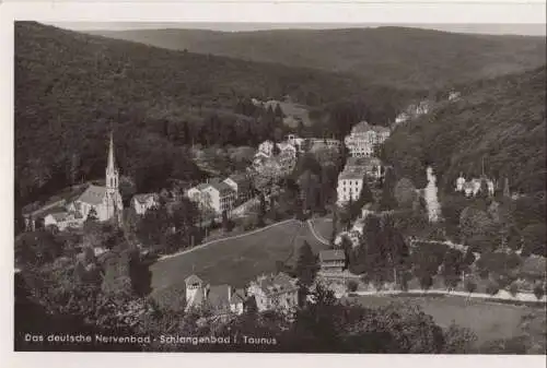 Schlangenbad, Taunus - von oben