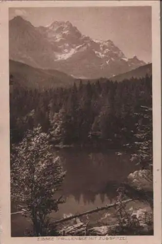 Eibsee - Frillensee mit Zugspitze - ca. 1940