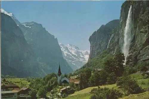 Schweiz - Lauterbrunnen - Schweiz - mit Kirche