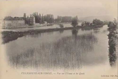 Frankreich - Villeneuve-sur-Yonne - Frankreich - Vue sur Yonne