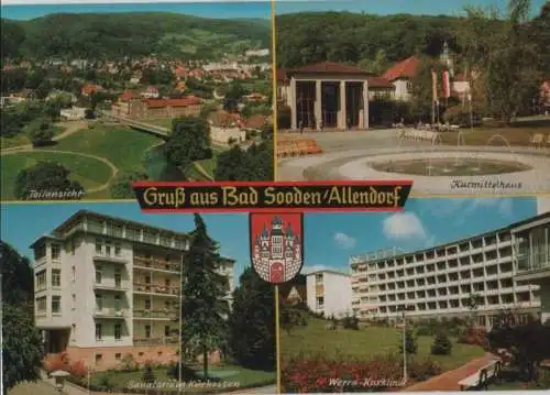 Bad Sooden-Allendorf - 4 Teilbilder - ca. 1980