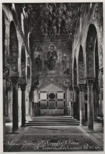 Italien - Italien - Palermo - Interno dello Cappella Palatina - ca. 1960